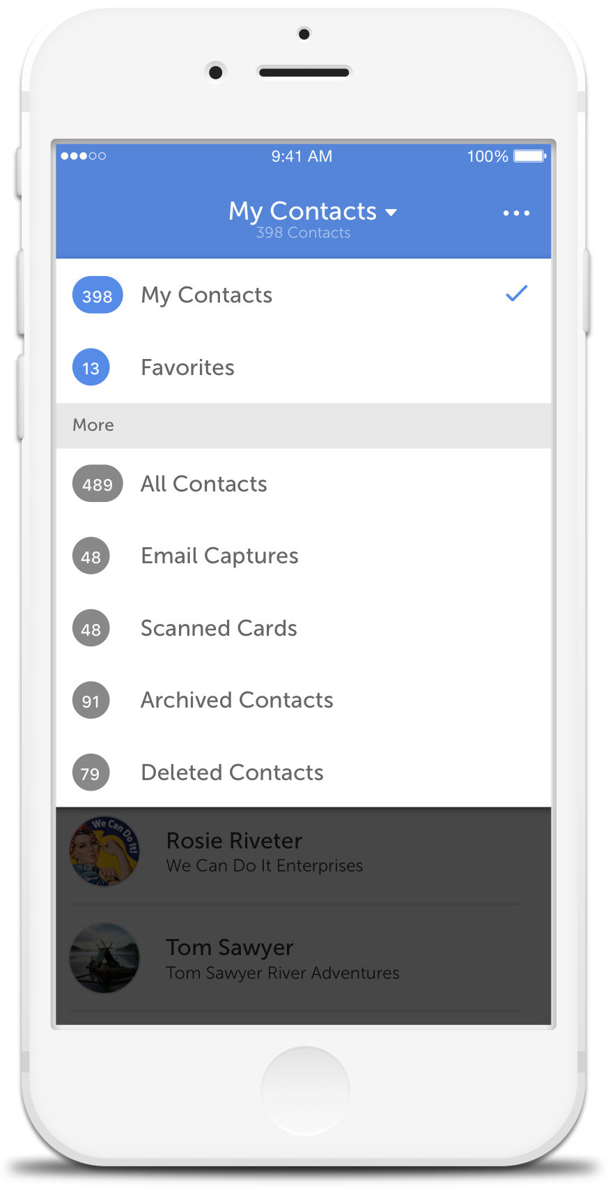 CircleBack - Address Book & Contact List and Groups
