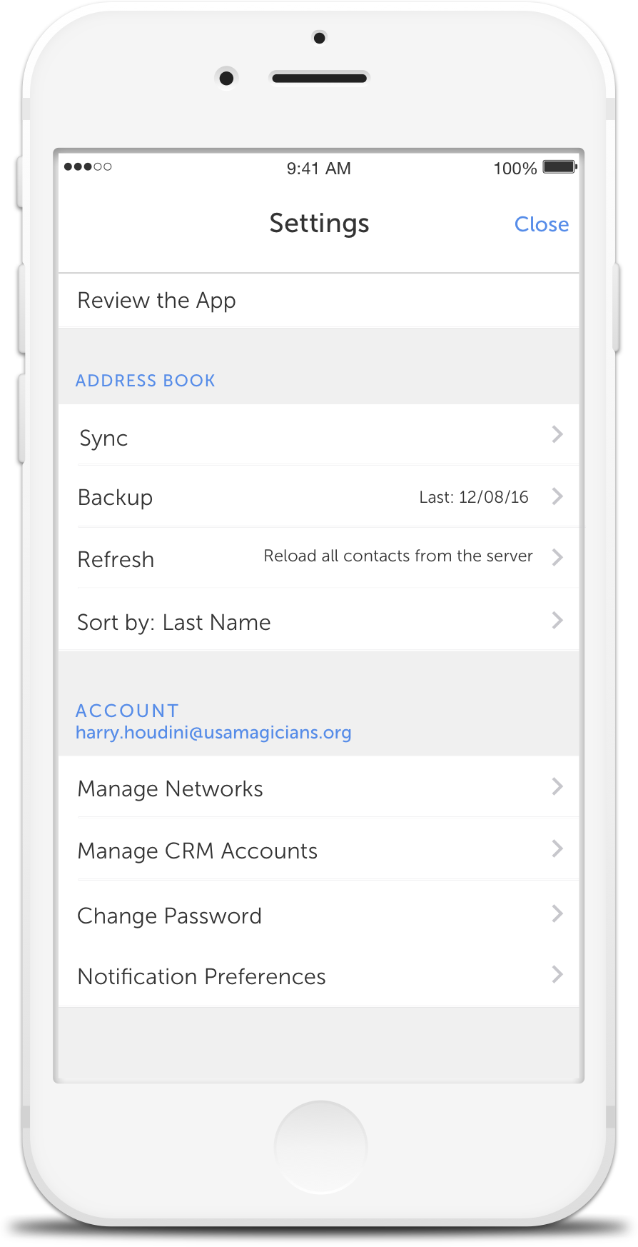 CircleBack - Address Book & Contact Backups, Sync, Sorting, Export to CRM